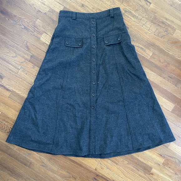 Mayle Charcoal Maxi Skirt - Picture 1 of 4